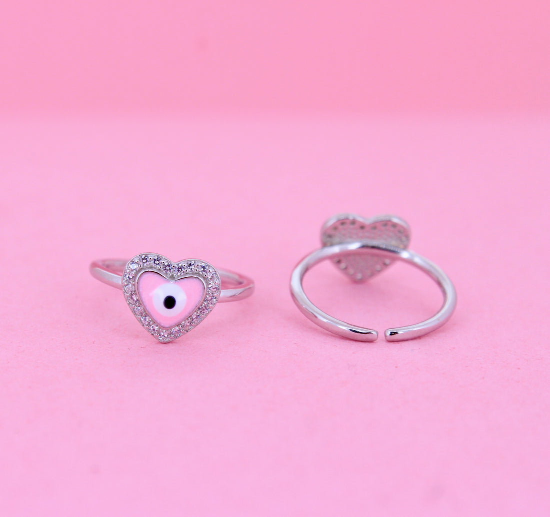 Rose eye Charm toe rings