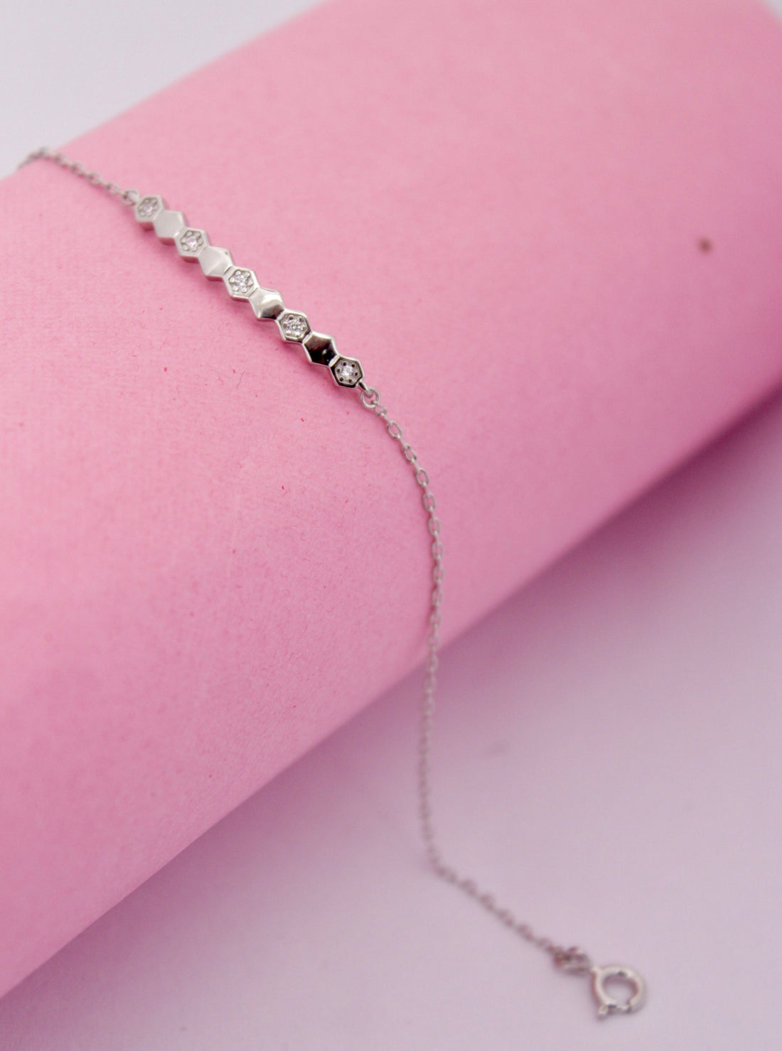 Minimalist Hex Bracelet