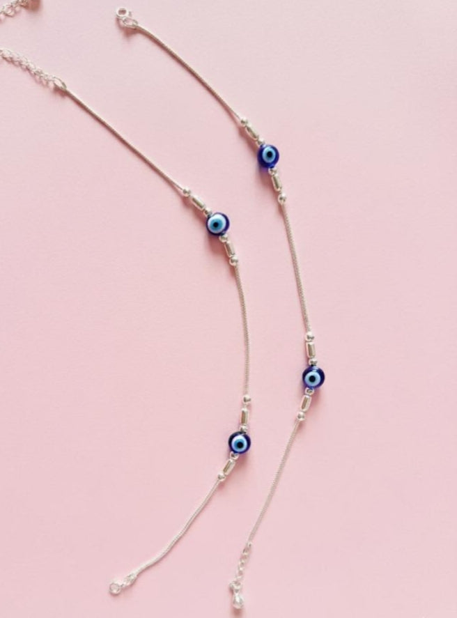 Snake chain Evil Eye Anklet